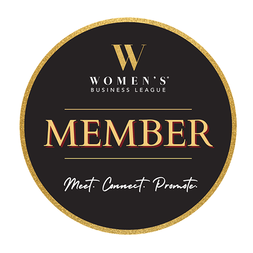 Women's Business League member badge.